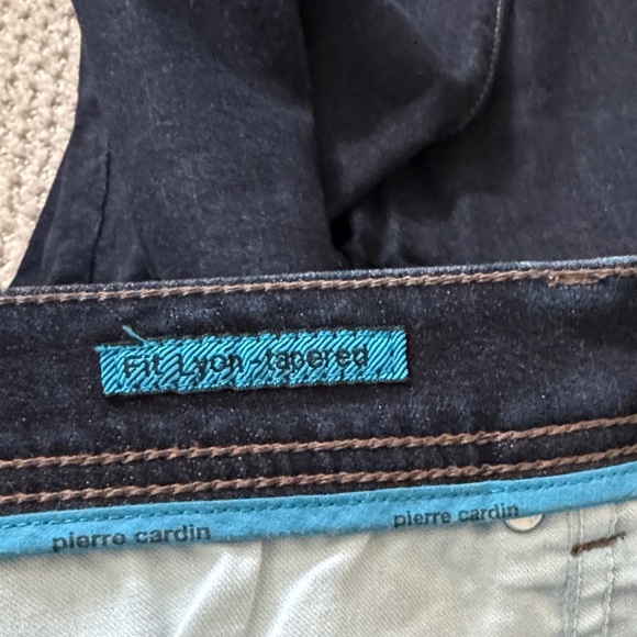 Pierre Cardin Men's Dark Blue Jeans - Picture 7 of 9